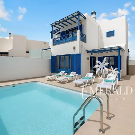 別荘 Casa Papagayo Rocas - Heated Pool & Air Conditioning - Emerald Lanzarote *