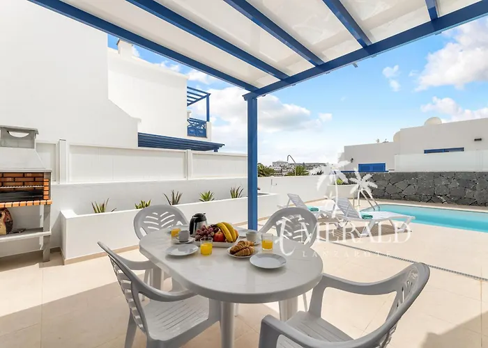 Casa Papagayo Rocas - Heated Pool & Air Conditioning - Emerald Lanzarote بيت للعطل بلايا بلانكا